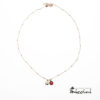collana coccinella quadrifoglio argento