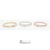 Anello minimal con diamante