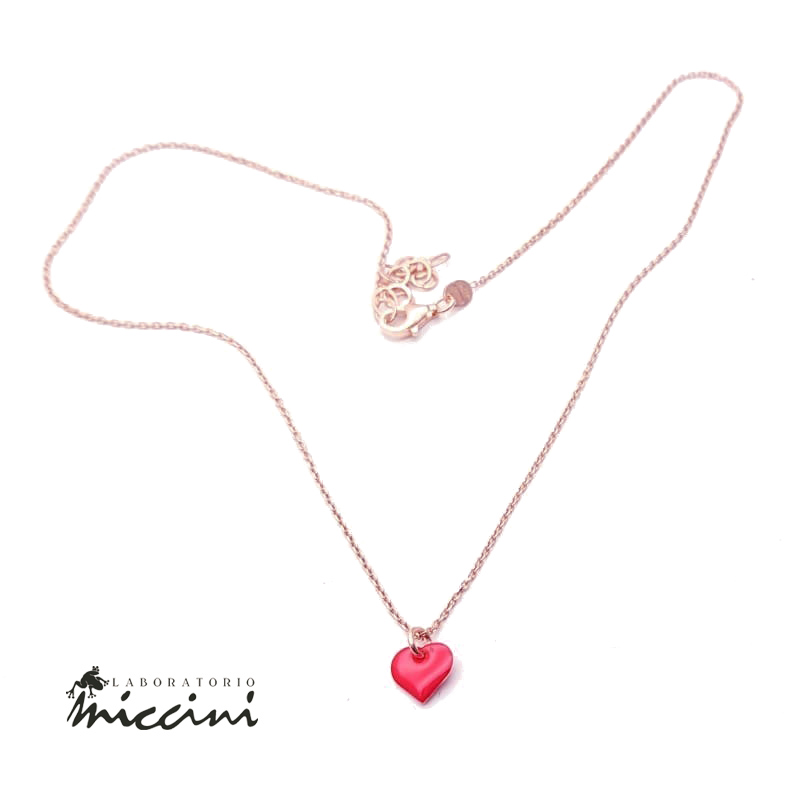 HEARTWAVE Collana cuore rosso