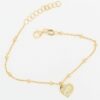 Bracciale con cuore personalizzabile con iniziale