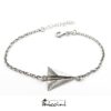 Bracciale Aereoplano di Carta in argento