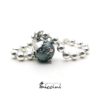 Bracciale con Mappamondo a Ciondolo in ARGENTO