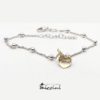 Bracciale con cuore in oro personalizzabile con incisione