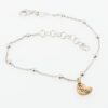 Bracciale con cuore in oro personalizzabile con incisione