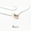 Collana con cuore in oro personalizzabile con incisione