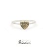anello con inciso mamma in oro ed argento