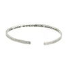 bracciale in argento brunito con incisione interna personalizzata in stampatello