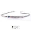 Bracciale in argento personalizzabile da uomo