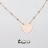 Collana Ciondolo Cuore personalizzabile con nome inciso