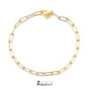 Bracciale a Catena con Maglie allungate in Argento