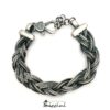 Bracciale treccia grande in argento