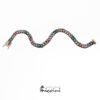 bracciale grumetta con zirconi arcobaleno