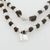 Collana Pepite Argento e Medaglietta con medaglia incisa