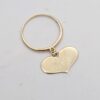 Anello Ciondolo Cuore Personalizzabile in oro
