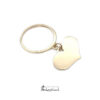 anello con ciondolo a cuore personalizzabile