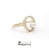 anello cerchio e perla