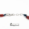 bracciale corniola con chiusura in argento 925