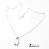 collana con lucchetto in argento 925