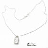 collana con lucchetto in argento 925