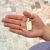 PORTACHIAVI-ARGENTO-PIASTRA-PERSONALIZZABILE