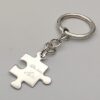 Portachiavi Puzzle Personalizzabile inciso