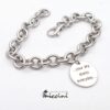 Bracciale Medaglia Personalizzabile in argento