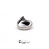 anello in argento brunito da uomo