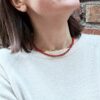 Collana Corallo Rosso indossata