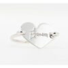 Anello Cuore Personalizzabile con nome in argento rodiato