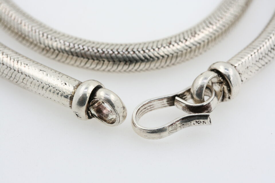 Collana Snake Argento Indiano