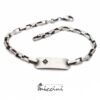 Bracciale diamante nero personalizzabile