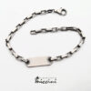 Bracciale diamante nero personalizzabile