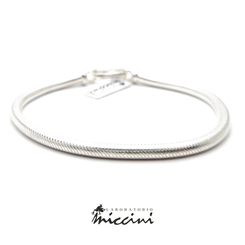 bracciale modello snake in argento indiano