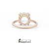 anello con acquamarina e diamanti