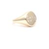 Anello Chevalier Da Mignolo In Argento Dorato