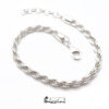 Bracciale Maglia Corda Argento