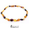 collana per neonato in ambra naturale