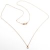 Collana in oro con diamante bianco