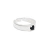 anello chevalier con zircone nero
