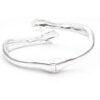 bracciale in argento 925 a forma di abbraccio