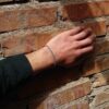 bracciale in argento 925 in maglia coda di volpe