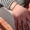 bracciale tennis con zirconi neri
