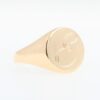 Anello da mignolo in oro giallo personalizzabile