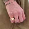 Anello da mignolo in oro giallo personalizzabile