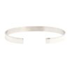 Bracciale Rigido a Fascia in argento (alto 6 mm)