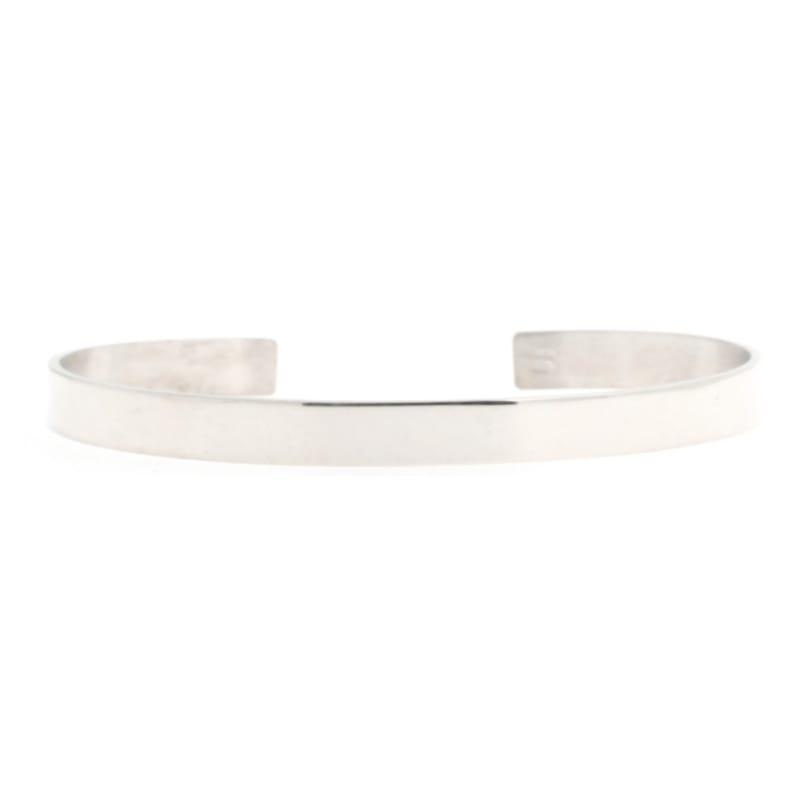 Bracciale Rigido a Fascia in argento (alto 6 mm) (2)