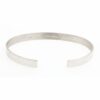 Bracciale Rigido a Fascia in argento (alto 6 mm)