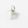 Ciondolo Cuore in Oro Bianco personalizzabile