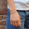 Bracciale Nome in Argento 925 indossato