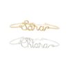 bracciali fatti a mano in argento con nome